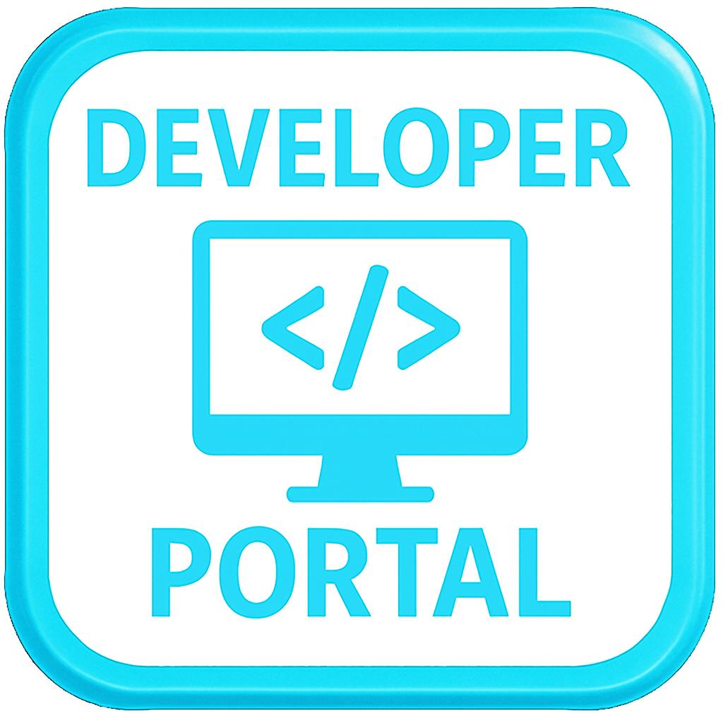 Developer portal screenshot